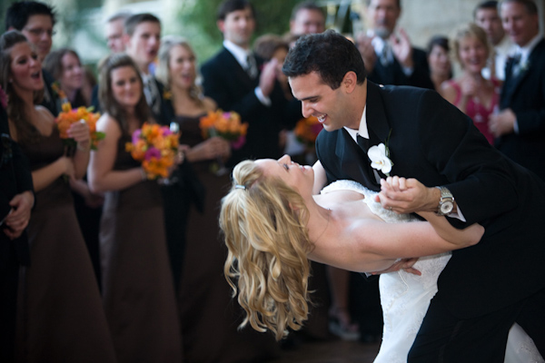 first dance dip - wedding photo by Melissa Jill Photography